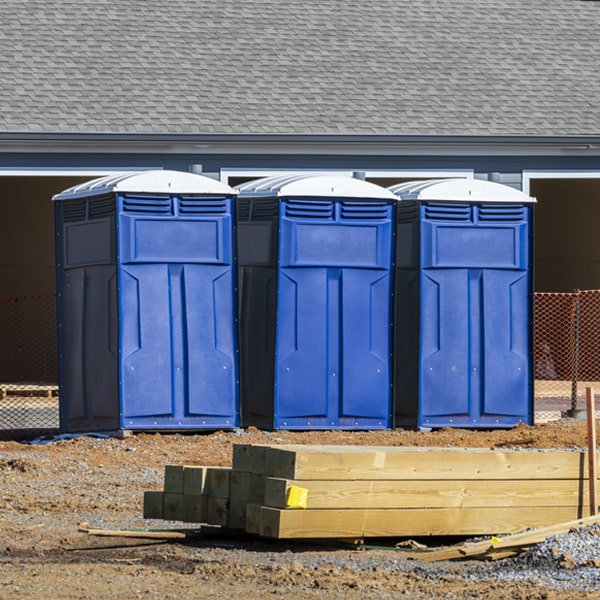 are there any restrictions on what items can be disposed of in the porta potties in Bloomfield